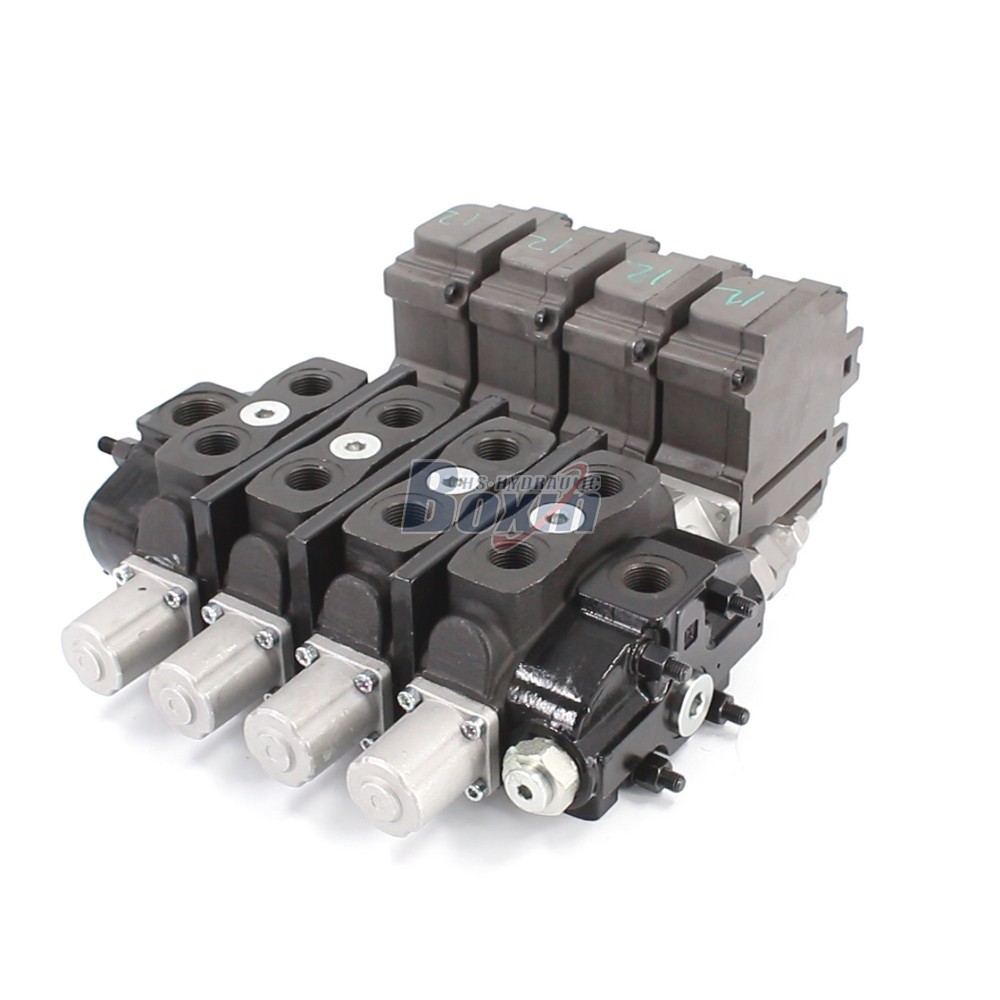 Strategic Partnership Opportunity for SD8EMA-4OT Electric Motor 4 Spool Sectional Directional Valve Distribution main image